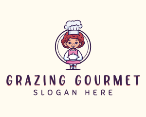 Cute Chef Restaurant logo design