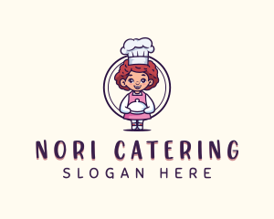 Cute Chef Restaurant logo design