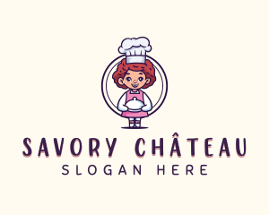 Cute Chef Restaurant logo design