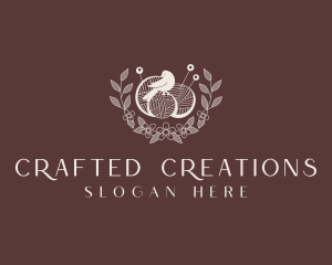 Bird Pincushion  Seamstress logo design