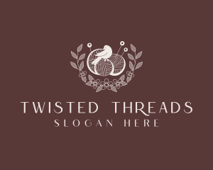 Bird Pincushion  Seamstress logo design