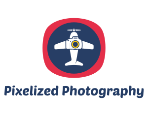 Camera Aircraft Photography logo design