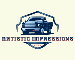 Pickup Truck Detailing logo design