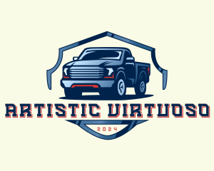 Pickup Truck Detailing logo design