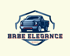 Pickup Truck Detailing logo design