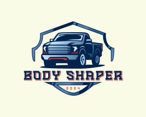 Pickup Truck Detailing logo design