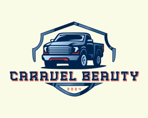 Pickup Truck Detailing logo design