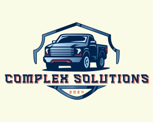 Pickup Truck Detailing logo design