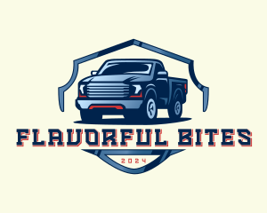 Pickup Truck Detailing logo design