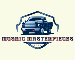 Pickup Truck Detailing logo design