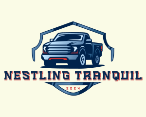 Pickup Truck Detailing logo design