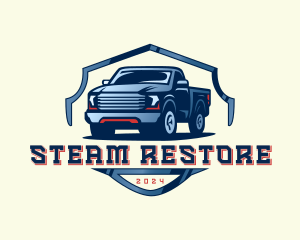 Pickup Truck Detailing logo design