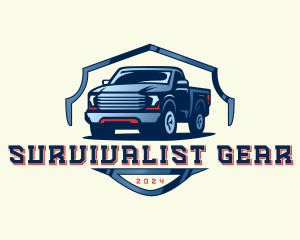 Pickup Truck Detailing logo design