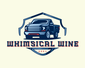 Pickup Truck Detailing logo design