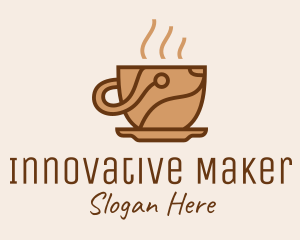 Coffee Maker Tech  logo design