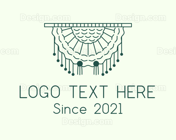 Woven Cotton Tapestry Logo