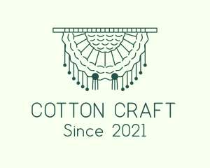 Woven Cotton Tapestry  logo design