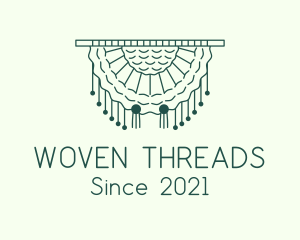 Woven Cotton Tapestry  logo