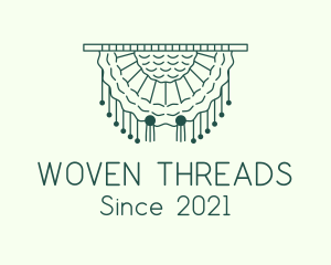 Woven Cotton Tapestry  logo design