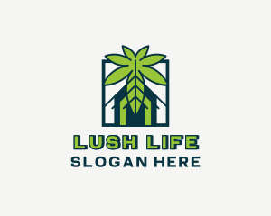 Marijuana Cannabis Greenhouse logo