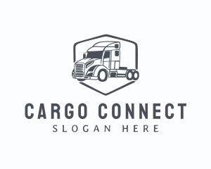 Cargo Trucking Logistic Transport logo design