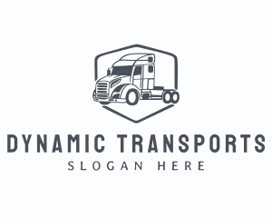 Cargo Trucking Logistic Transport logo design