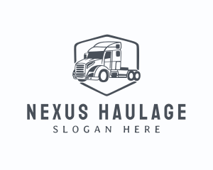 Cargo Trucking Logistic Transport logo design