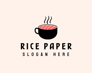 Japanese Sushi Cafe  logo design