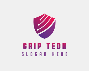 Tech Shield Cybersecurity logo design