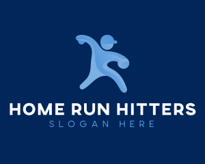 Baseball Pitcher Athlete logo