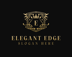 Upscale Regal Crown logo design