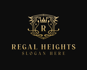 Upscale Regal Crown logo design