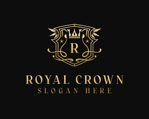 Upscale Regal Crown logo design