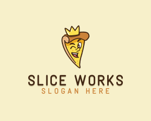 Pizza Crown Restaurant logo design