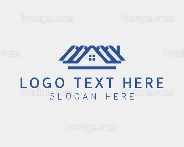 House Residential Roof Property Logo