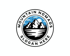 Mountain Valley River logo design