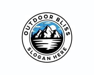 Mountain Valley River logo design