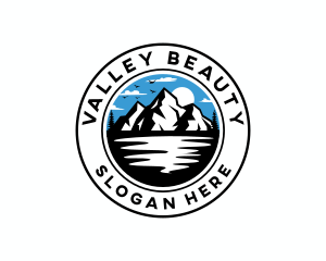 Mountain Valley River logo design