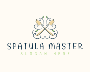 Kitchen Spatula Cooking logo design