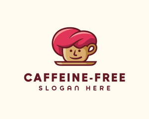 Cartoon Coffee Cafe logo design