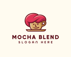 Cartoon Coffee Cafe logo design