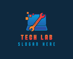 Digital Tech Lab logo design