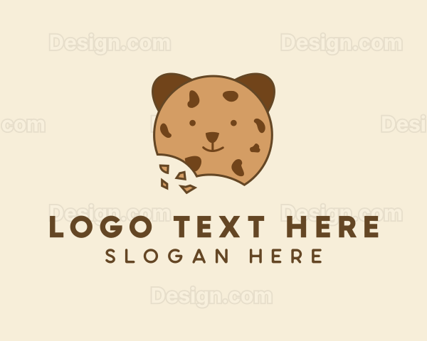 Bear Choco Chip Cookie Logo