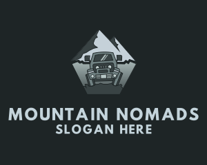 Mountain Car Travel logo design