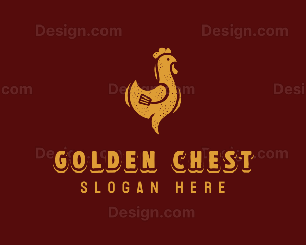 Grilled Smoked Chicken BBQ Logo