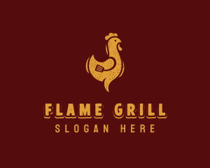 Grilled Chicken BBQ logo