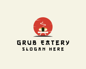 Japanese Sushi Grill logo design