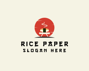 Japanese Sushi Grill logo design