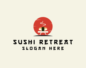 Japanese Sushi Grill logo design