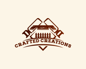 Carpentry Hacksaw Woodwork logo design